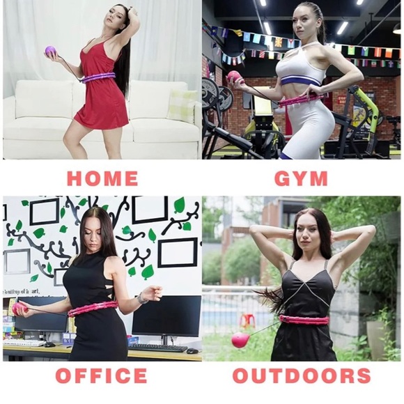 NIB✨WEIGHTED HULA HOOP , PINK - Picture 12 of 15